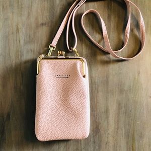 Soliz Bag with Shoulder Strap Blush Pink NWOT